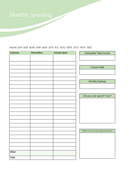 Resilience Planner (New Front & Back Cover)