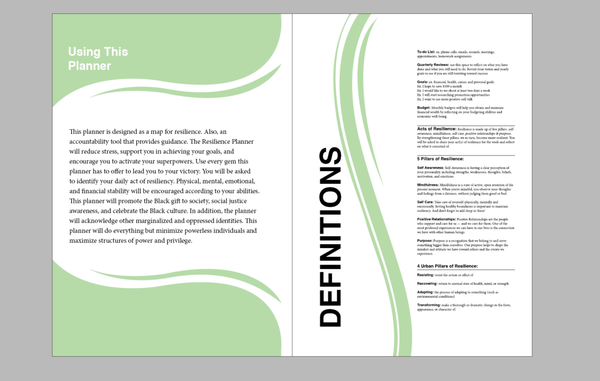 Resilience Planner (New Front & Back Cover)