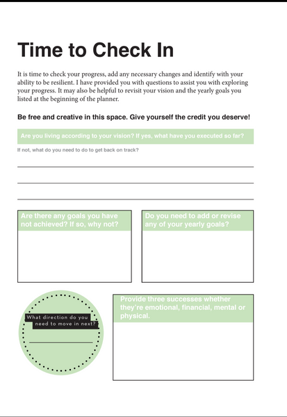 Resilience Planner (New Front & Back Cover)