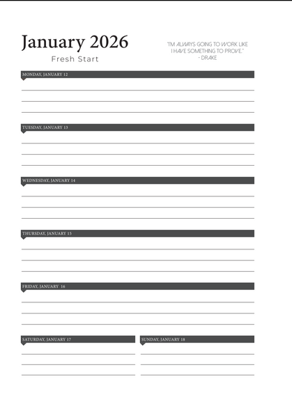 Resilience Planner (New Front & Back Cover)